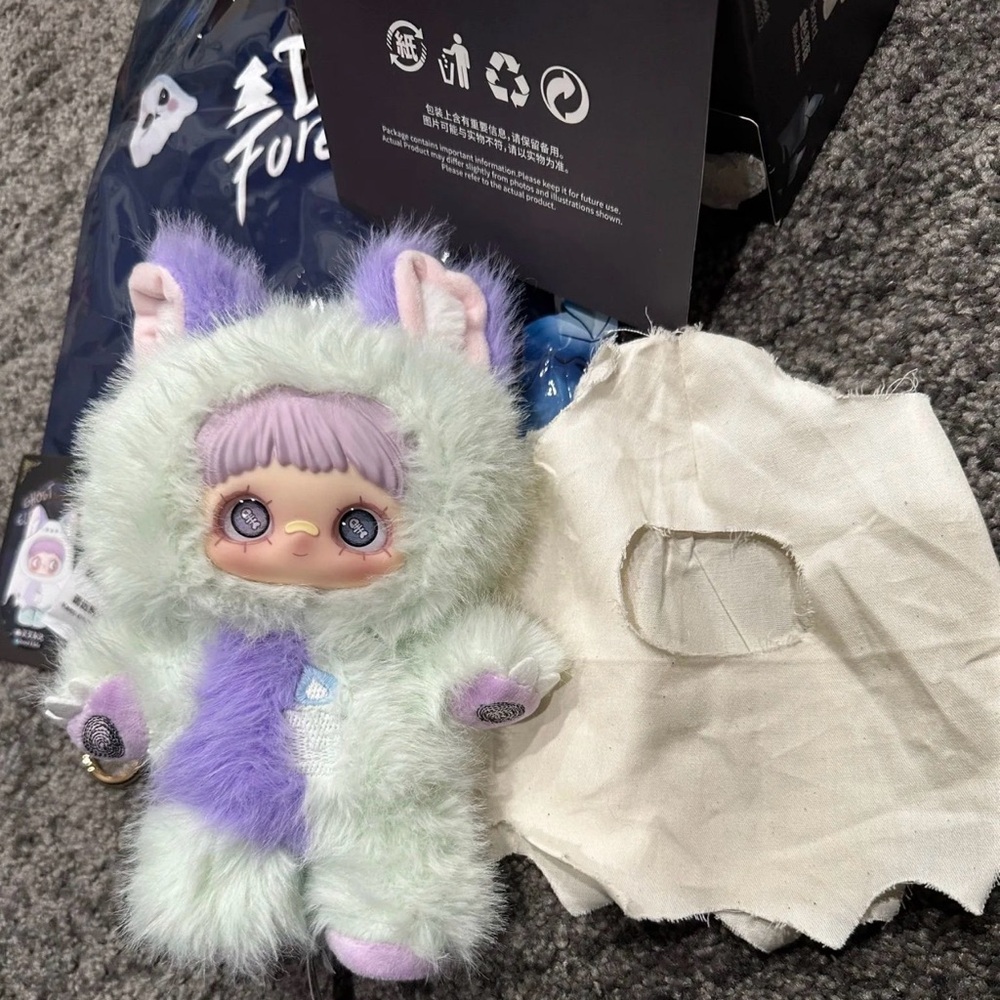 Maymei V2 Dark Forest Series Plush Pendant - Ghost Elda